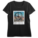【送料無料】 アンブランデッド レディース Tシャツ トップス Juniors' A Peaceful World NYC Photo Graphic Tee ...