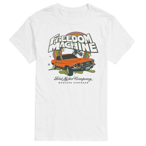 【送料無料】 ライセンス キャラクター メンズ Tシャツ トップス Men's Ford Freedom Machine Retro Graphic Tee White 【送料無料】 ライセンス キャラクター メンズ Tシャツ トップス Men's Ford Freedom Machine Retro Graphic Tee White