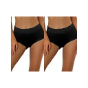 【送料無料】 アレグラ ケー レディース パンツ アンダーウェア 2 Packs Women's Cotton Underwear High-waisted L...