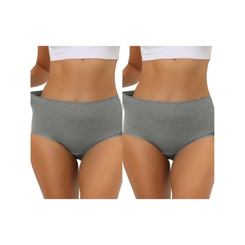 ̵ 쥰  ǥ ѥ  2 Packs Women's Cotton Underwear High...