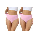 【送料無料】 アレグラ ケー レディース パンツ アンダーウェア 2 Packs Women's Hign Waist G-string Thongs Tumm...
