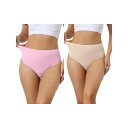 【送料無料】 アレグラ ケー レディース パンツ アンダーウェア 2 Packs Women's Hign Waist G-string Thongs Tumm...