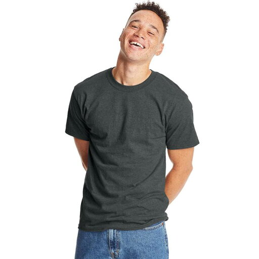 【送料無料】 ヘインズ メンズ シャツ トップス Men's HanesR Beefy-T 2-Pack T-Shirt Charcoal Heather 【送料無料】 ヘインズ メンズ シャツ トップス Men's HanesR Beefy-T 2-Pack T-Shirt Charcoal Heather