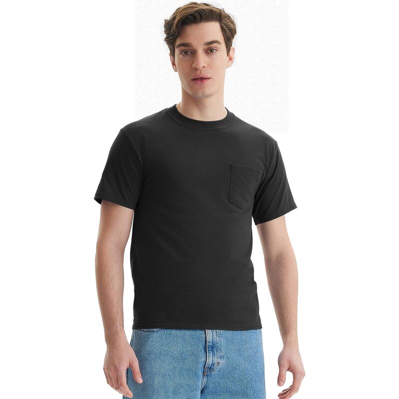 ̵ إ  T ȥåץ Men's HanesR Beefy-T 2-Pack Pocket T-Shirt B...