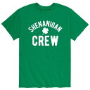 【送料無料】 ライセンス キャラクター メンズ Tシャツ トップス Men's Shenanigan Crew Tee Green(4)