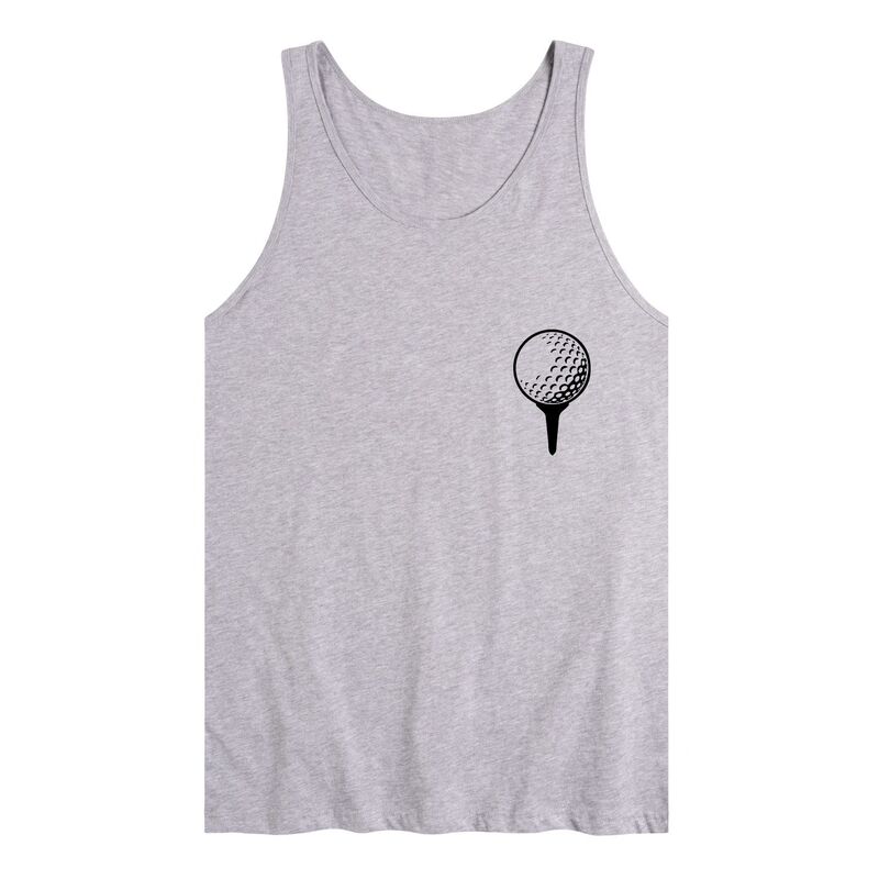 【送料無料】 ライセンス キャラクター メンズ Tシャツ トップス Men's Golf Ball on Tee Graphic Tank Top Gray