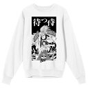 【送料無料】 ライセンス キャラクター メンズ Tシャツ トップス Men's Shaman King Samurai Graphic Sweatshirt White