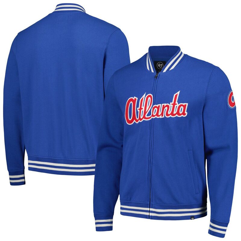 ̵ ֥ǥå  㥱åȡ֥륾  Men's '47 Royal Atlanta Braves Wax...