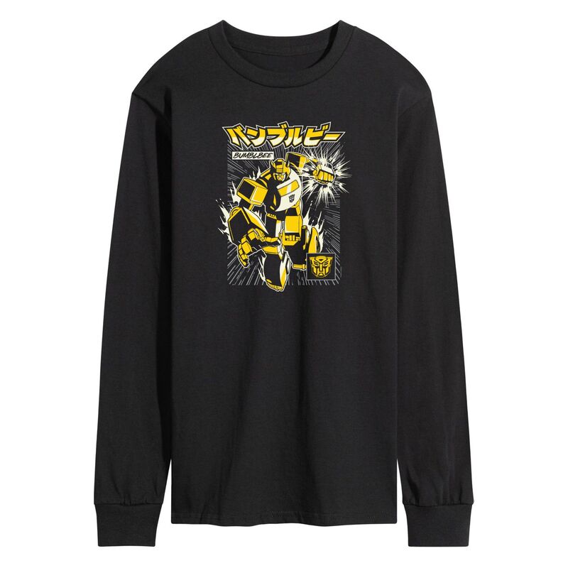 アニメキャラクター メンズ トップス Tシャツ グラフィック Licensed Character Men's Transformers Bu..