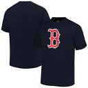 【送料無料】 プロファイル メンズ Tシャツ トップス Men's Profile Navy Boston Red Sox Big & Tall Primary Logo T-Shirt Rsx Navy