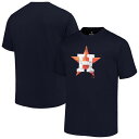 【送料無料】 プロファイル メンズ Tシャツ トップス Men's Profile Navy Houston Astros Big & Tall Primary Logo T-Shirt Ast Navy