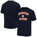 【送料無料】 プロファイル メンズ Tシャツ トップス Men's Profile Navy Houston Astros Big & Tall Heart & Soul T-Shirt Ast Navy