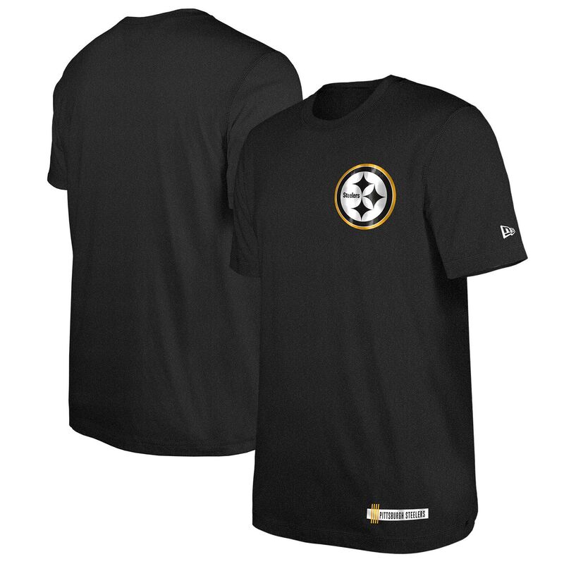 ̵ ˥塼  T ȥåץ Men's New Era Black Pittsburgh Steelers 202...