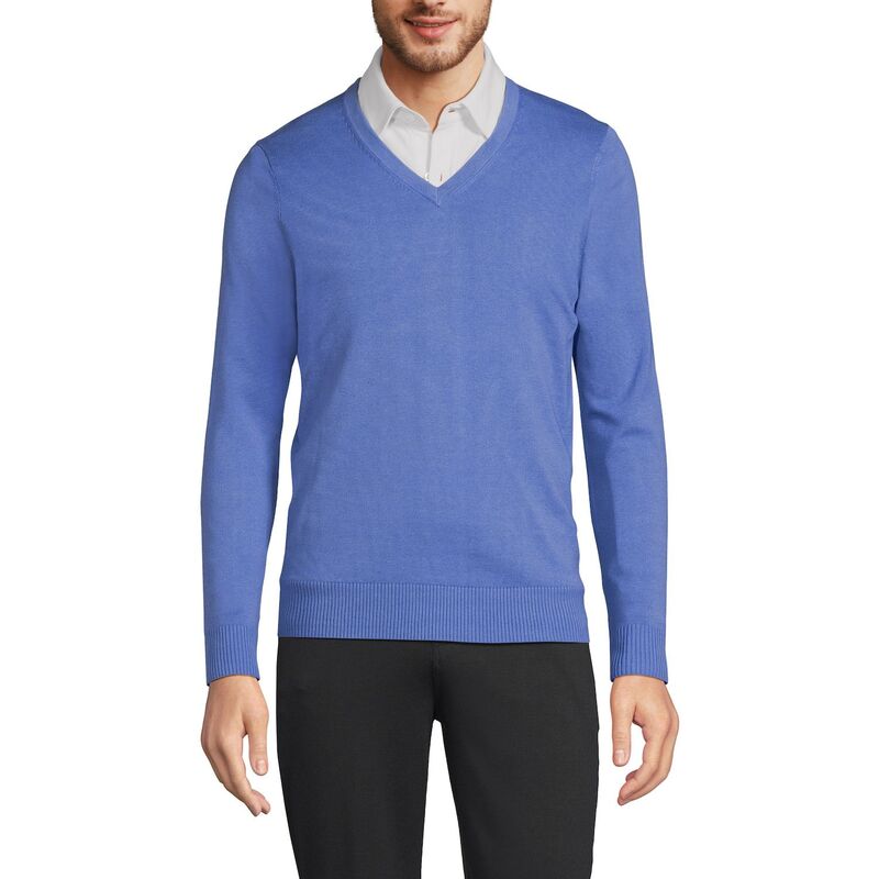 ̵ 󥺥  ˥åȡ  Big & Tall Lands' End V-Neck Pullover ...