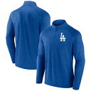 【送料無料】 プロファイル メンズ Tシャツ トップス Men's Profile Royal Los Angeles Dodgers Big & Tall Raglan Quarter-Zip Top Lad Blue