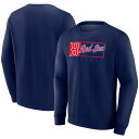 【送料無料】 プロファイル メンズ Tシャツ トップス Men's Profile Navy Boston Red Sox Big & Tall Pullover Sweatshirt Rsx Navy
