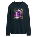 【送料無料】 ディズニー メンズ Tシャツ トップス Disney Villains Snow White Evil Queen Men's Long Sleeve Graphic Tee Navy(4)