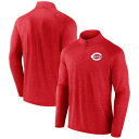 【送料無料】 プロファイル メンズ Tシャツ トップス Men's Profile Red Cincinnati Reds Big & Tall Raglan Quarter-Zip Top Red Red