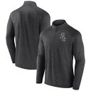 【送料無料】 プロファイル メンズ Tシャツ トップス Men's Profile Black Chicago White Sox Big & Tall Raglan Quarter-Zip Top Sox Black
