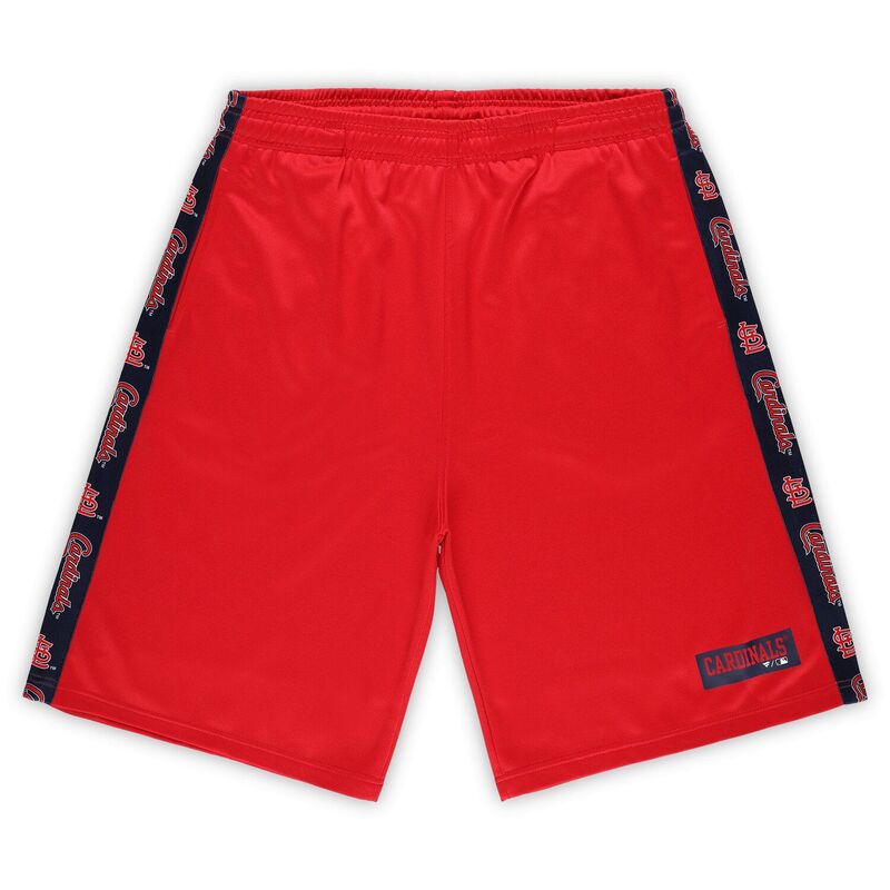 プロファイル メンズ ボトムス ハーフパンツ・ショーツ トール ショートパンツ フリース Men's Profile Red St. Louis Cardinals Big & Tall Fleece Shorts Crd Red レッド