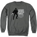 【送料無料】 ライセンス キャラクター メンズ ニット・セーター アウター Princess Bride Fellow Adult Crewneck Sweatshirt Charcoal