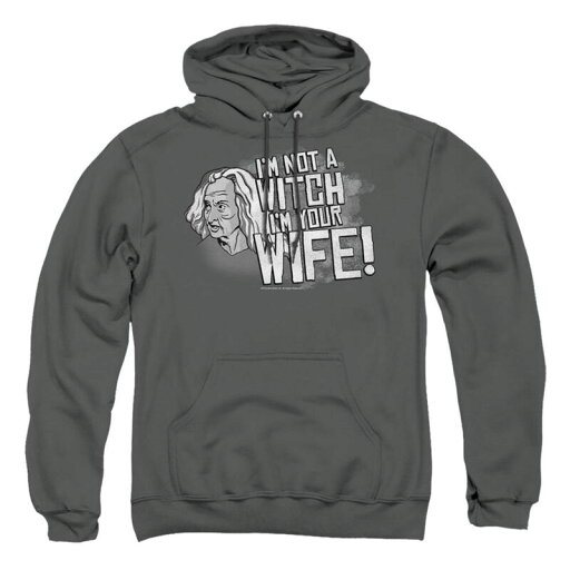 【送料無料】 ライセンス キャラクター メンズ ニット・セーター アウター Princess Bride Not A Witch Adult Pull Over Hoodie Charcoal 【送料無料】 ライセンス キャラクター メンズ ニット・セーター アウター Princess Bride Not A Witch Adult Pull Over Hoodie Charcoal