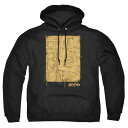【送料無料】 ライセンス キャラクター メンズ ニット・セーター アウター Harry Potter Marauders Map Interior Adult Pull Over Hoodie Black