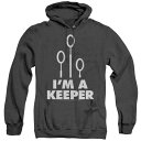 【送料無料】 ライセンス キャラクター メンズ ニット・セーター アウター Harry Potter Keeper Adult Heather Hoodie Black(4)