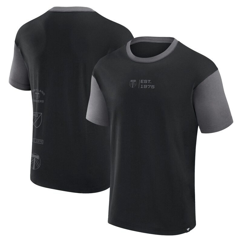 ̵ ֥ǥå  T ȥåץ Men's Fanatics Branded Black Portland Ti...