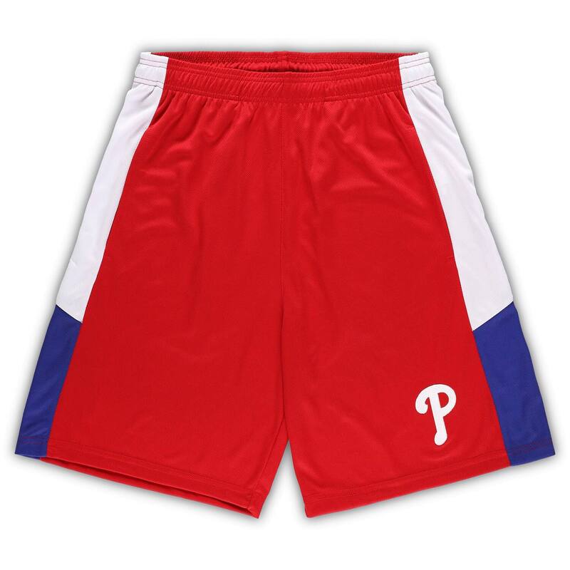 【送料無料】 プロファイル メンズ ハーフパンツ・ショーツ ボトムス Men's Red Philadelphia Phillies Big & Tall Team Shorts Phl Red