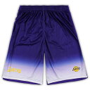 【送料無料】 アンブランデッド メンズ ハーフパンツ・ショーツ ボトムス Men's Fanatics Branded Purple Los Angeles Lakers Big & Tall Fadeaway Shorts Lak Purple(4)