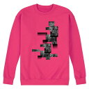 【送料無料】 ライセンス キャラクター メンズ Tシャツ トップス Men's Squared Sequence Fleece Sweatshirt Magenta
