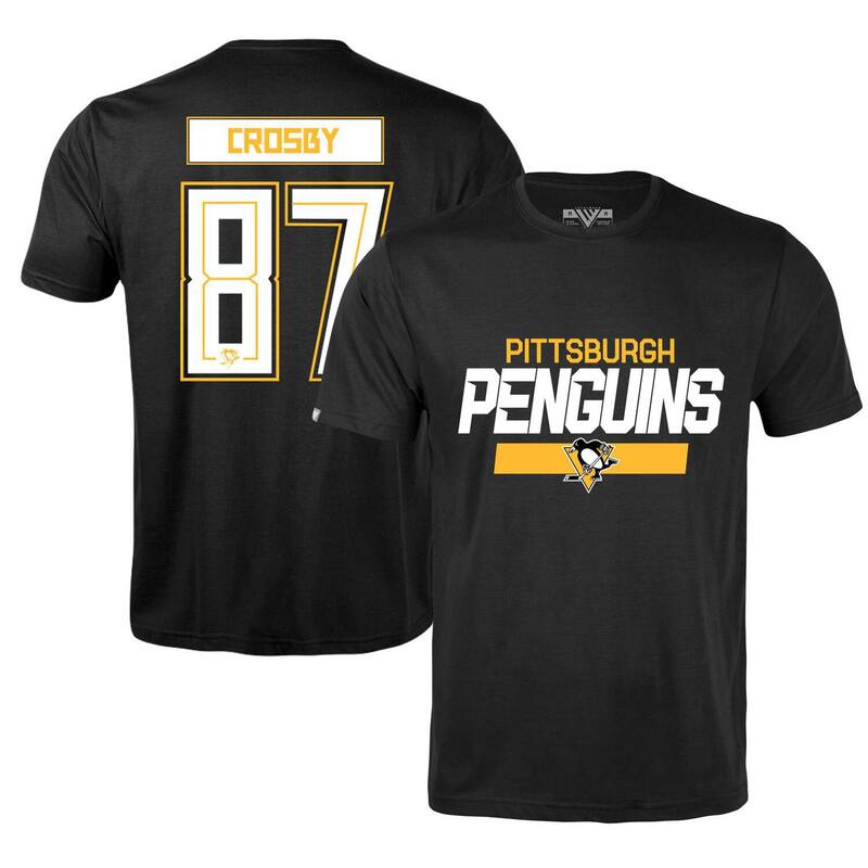 ̵ ٥륦  T ȥåץ Men's Levelwear Sidney Crosby Black Pittsb...