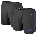 【送料無料】 コロシアム メンズ ハーフパンツ・ショーツ ボトムス Men's Colosseum Charcoal Kansas State Wildcats...
