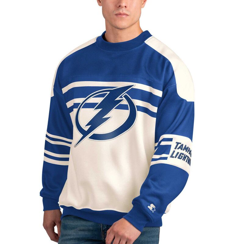 ̵   T ȥåץ Men's Starter White Tampa Bay Lightning Def...