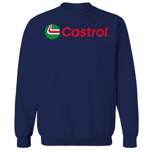 【送料無料】 ライセンス キャラクター メンズ Tシャツ トップス Men's Castrol Lock Up Graphic Sweatshirt Navy 【送料無料】 ライセンス キャラクター メンズ Tシャツ トップス Men's Castrol Lock Up Graphic Sweatshirt Navy