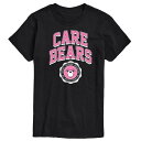 【送料無料】 ライセンス キャラクター メンズ Tシャツ トップス Men's Care Bears Varsity Seal Graphic Tee Black(4)
