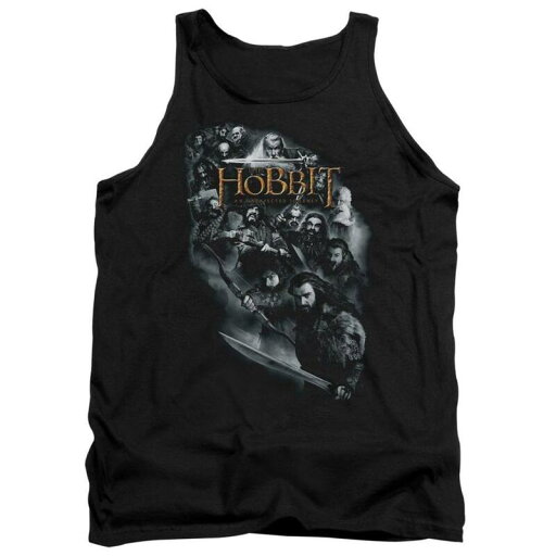 【送料無料】 ライセンス キャラクター メンズ Tシャツ トップス The Hobbit Cast Of Characters Adult Tank Top Black 【送料無料】 ライセンス キャラクター メンズ Tシャツ トップス The Hobbit Cast Of Characters Adult Tank Top Black