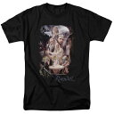 【送料無料】 ライセンス キャラクター メンズ Tシャツ トップス The Hobbit Rivendell Short Sleeve Adult T-shirt Black(4)