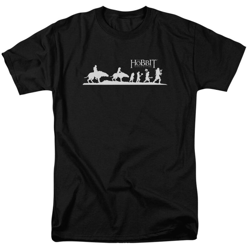 【送料無料】 ライセンス キャラクター メンズ Tシャツ トップス Hobbit Orc Company Short Sleeve Adult T-shirt Black