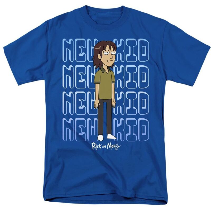 【送料無料】 ライセンス キャラクター メンズ Tシャツ トップス Rick And Morty Bruce Chutback Short Sleeve Adult T-shirt Royal Blue