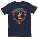 【送料無料】 ライセンス キャラクター メンズ Tシャツ トップス Disney's Encanto Red Candle Colombia Mi Encanto Men's Tee Navy