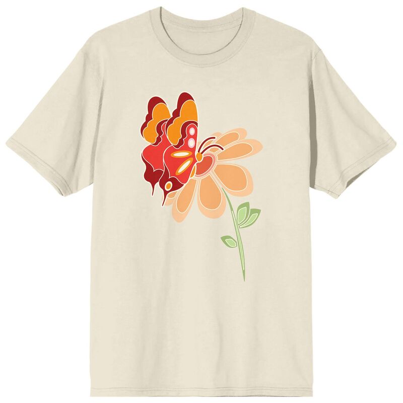 【送料無料】 ライセンス キャラクター メンズ Tシャツ トップス Men's Celestial Tropics Orange Tee Off White