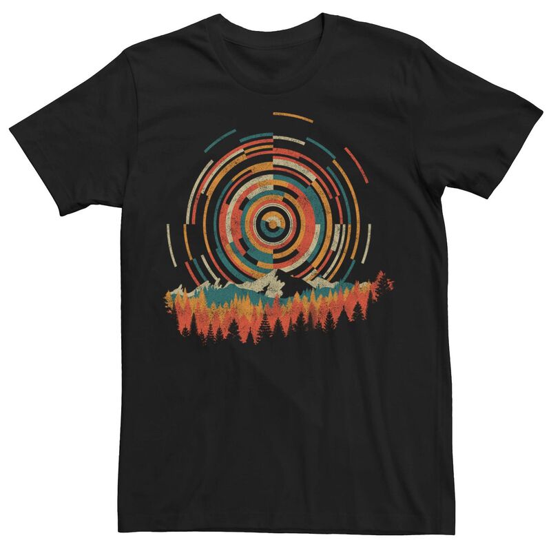 【送料無料】 ライセンス キャラクター メンズ Tシャツ トップス Men's The Geometry Of Sunrise Graphic Tee Black