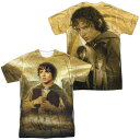【送料無料】 ライセンス キャラクター メンズ Tシャツ トップス Lord Of The Rings Ring Bearer Short Sleeve Adult Poly Crew T-shirt White(4)
