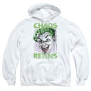 【送料無料】 ライセンス キャラクター メンズ ニット・セーター アウター Batman Classic Tv Chaos Reigns Adult Pull Over Hoodie White(4)