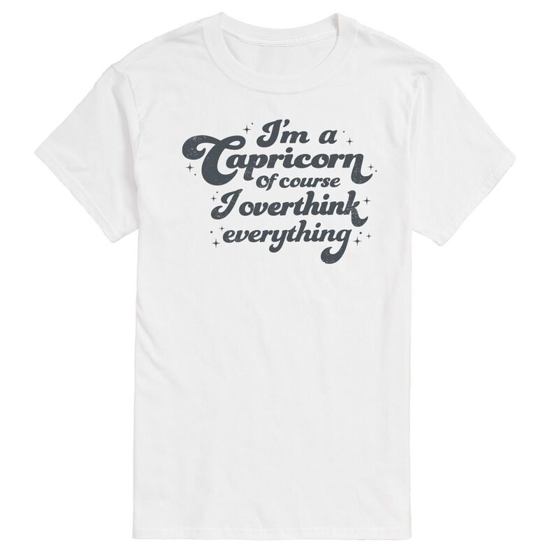 ReVida ŷԾŹ㤨֥˥ᥭ饯  ȥåץ T å եå Licensed Character Men's I'm A Capricorn I Overthink Graphic Tee White ۥ磻ȡפβǤʤ7,480ߤˤʤޤ
