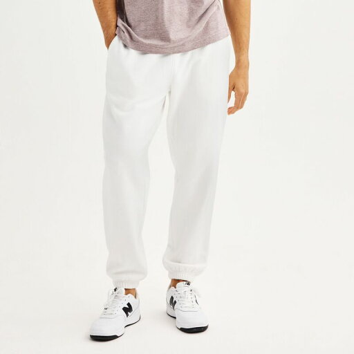 【送料無料】 Tek Gear メンズ カジュアルパンツ ボトムス Men's Tek GearR Ultra Soft Fleece Cinched Pants Modern White 【送料無料】 Tek Gear メンズ カジュアルパンツ ボトムス Men's Tek GearR Ultra Soft Fleece Cinched Pants Modern White