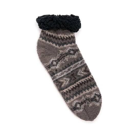 【送料無料】 ムクルクス メンズ サンダル シューズ Men's MUK LUKS Refined Cozy Shortie Cabin Socks Navy