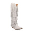【送料無料】 ディンゴ レディース ブーツ・レインブーツ シューズ Dingo Wild Child Women's Suede Fringe Boots Wh...